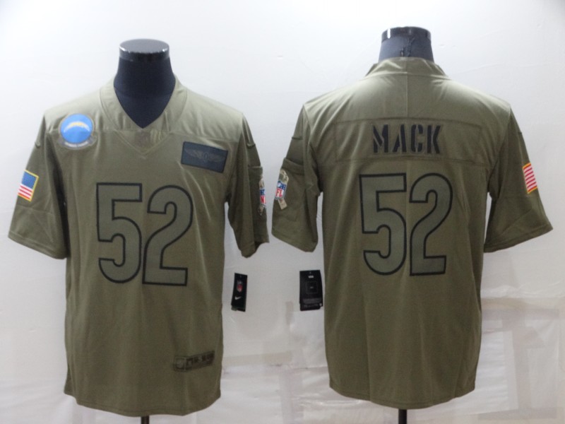 Men's Los Angeles Chargers #52 Khalil Mack Camo Salute To Service Limited Stitched Jersey Men's Los Angeles Chargers #52 Khalil Mack Camo Salute To Service Limited Stitched Jersey